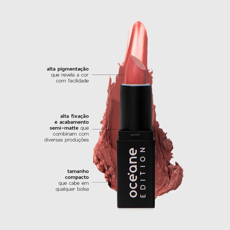 Mini batom semi matte - Lipstick Oceane 2g