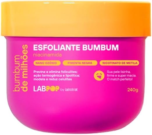 Labotrat Kit 3un - 1un Creme Firmador + 1un Esfoliante + 1un Óleo Corporal - Bumbum de Milhões