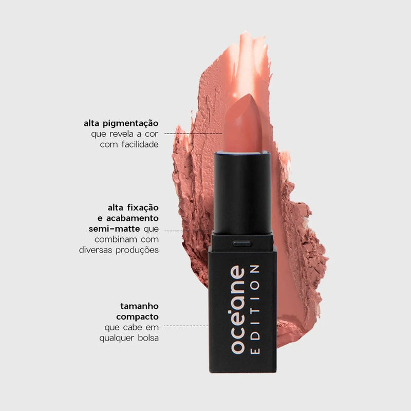 Mini batom semi matte - Lipstick Oceane 2g
