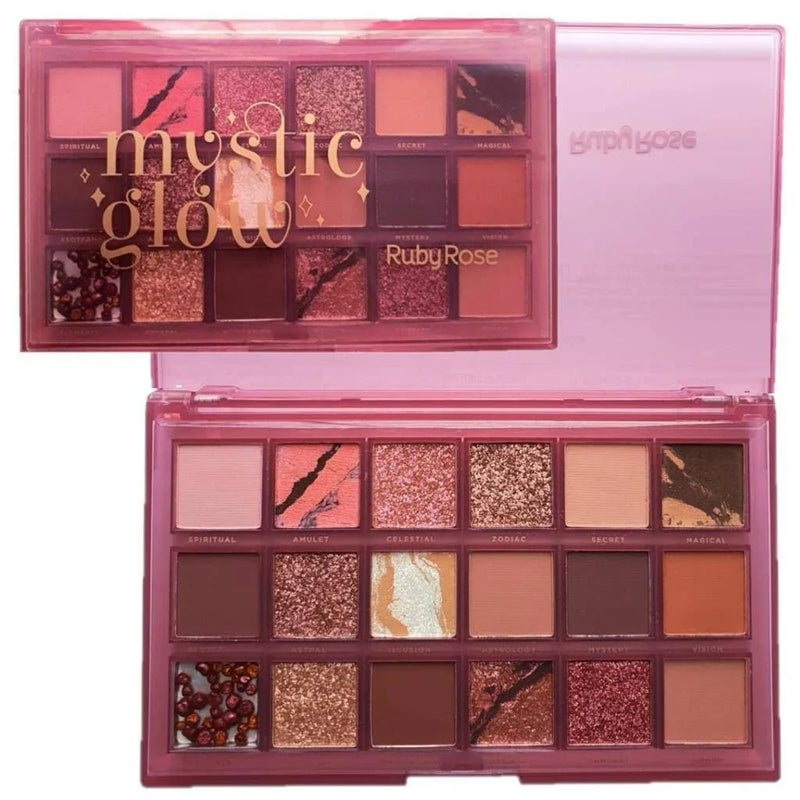 PALETA DE SOMBRAS MYSTIC GLOW - RUBY ROSE