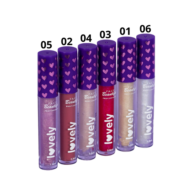 GLOSS LABIAL LOVELY - FACE BEAUTIFUL