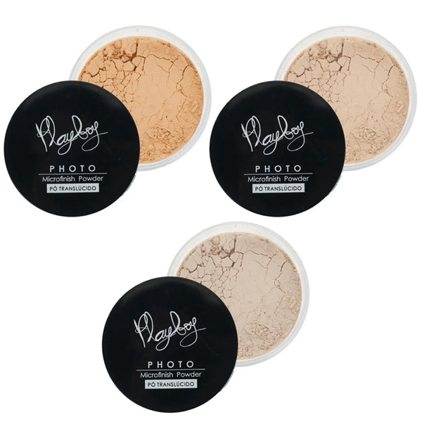 PÓ FACIAL TRANSLÚCIDO MICROFINISH POWDER - PLAYBOY