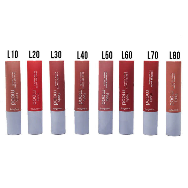 BATOM LÍQUIDO COMFORT MATTE MOOD - RUBY ROSE
