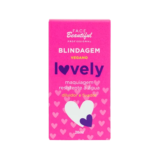 BLINDAGEM PARA MAQUIAGEM RESITENTE Á ÁGUA LOVELY - FACE BEAUTIFUL