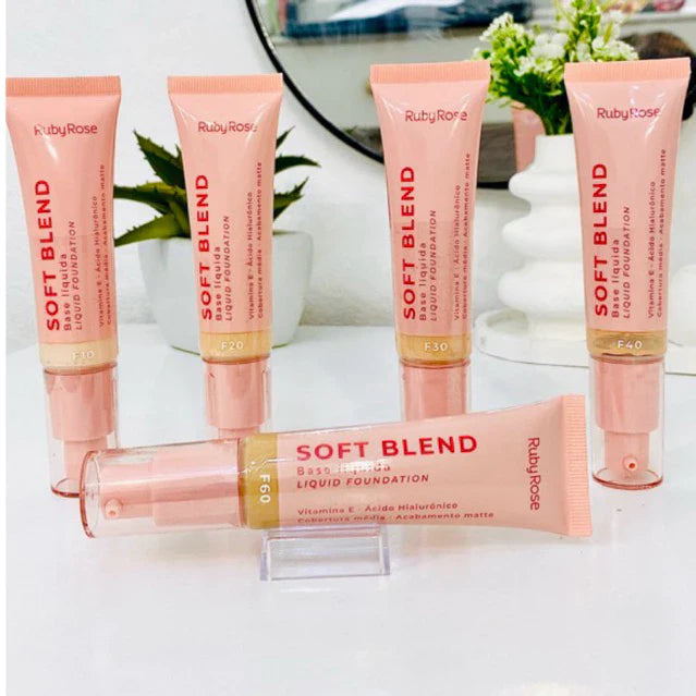 BASE LÍQUIDA SOFT BLEND - RUBY ROSE