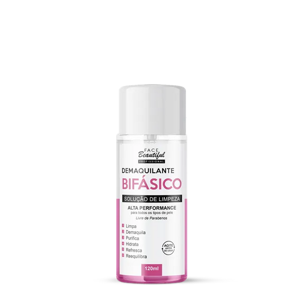 DEMAQUILANTE BIFÁSICO 120ML - FACE BEAUTIFUL