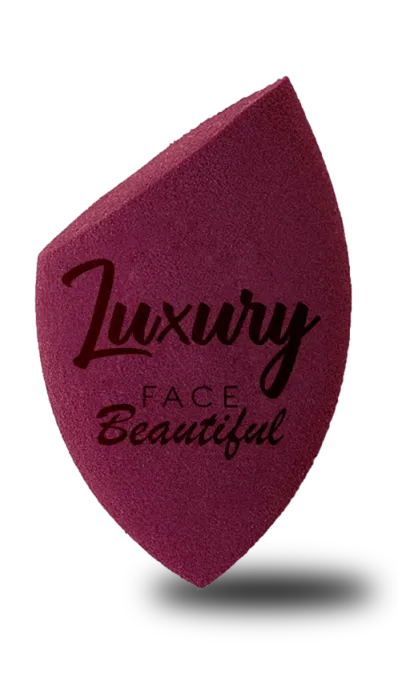 ESPONJA PARA MAQUIAGEM CHANFRADA LUXURY - FACE BEAUTIFUL