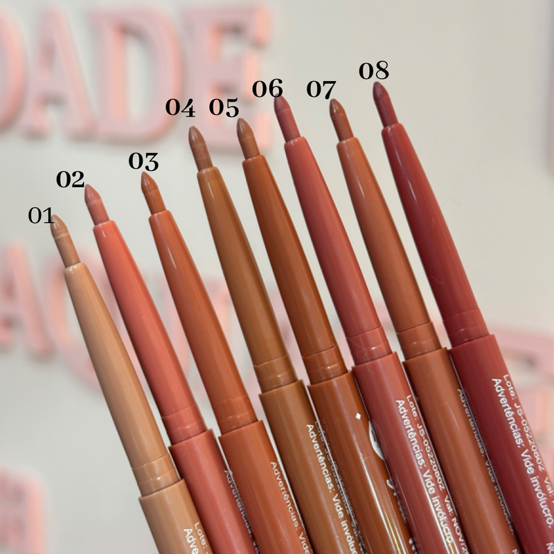 LÁPIS DE CONTORNO LABIAL DRAW MOUTH - JASMYNE