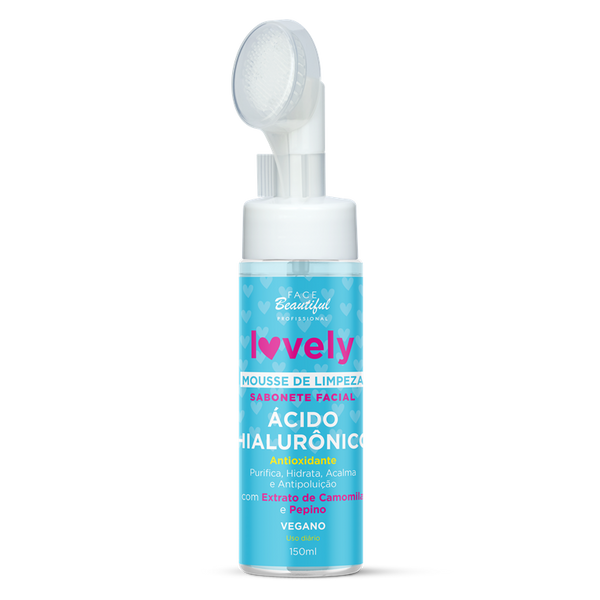MOUSSE DE LIMPEZA ÁCIDO HIALURÔNICO - FACE BEAUTIFUL