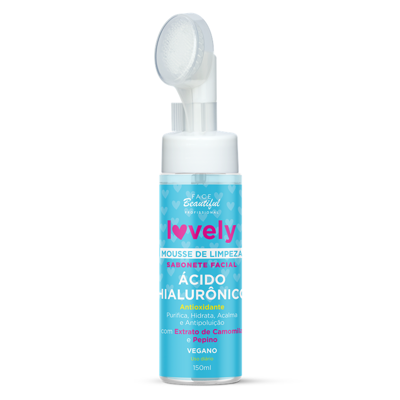MOUSSE DE LIMPEZA ÁCIDO HIALURÔNICO - FACE BEAUTIFUL
