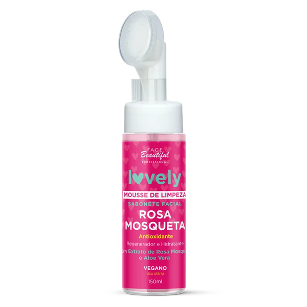 MOUSSE DE LIMPEZA ROSA MOSQUETA - FACE BEAUTIFUL