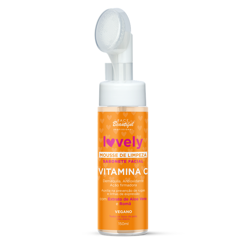 MOUSSE DE LIMPEZA VITAMINA C - FACE BEAUTIFUL