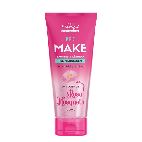 SABONETE PRÉ MAKE ROSA MOSQUETA 100ML - FACE BEAUTIFUL