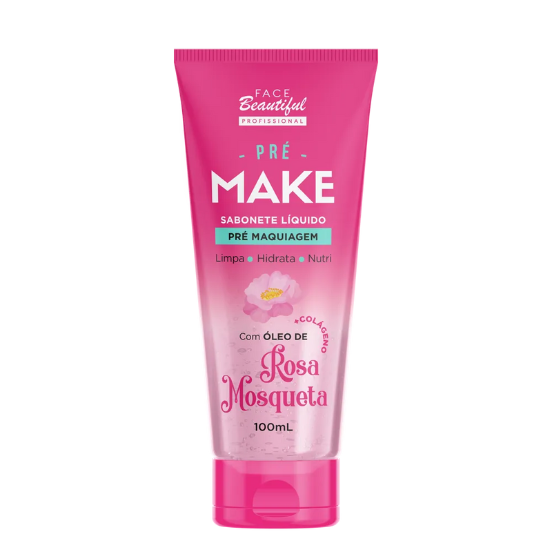 SABONETE PRÉ MAKE ROSA MOSQUETA 100ML - FACE BEAUTIFUL