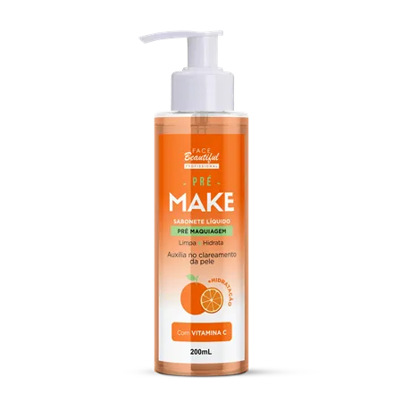 SABONETE PRÉ MAKE VITAMINA C 200ML - FACE BEAUTIFUL
